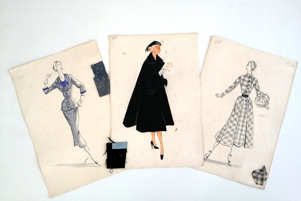 未知藝術家 - Figurini anni 50 /60 #1.0