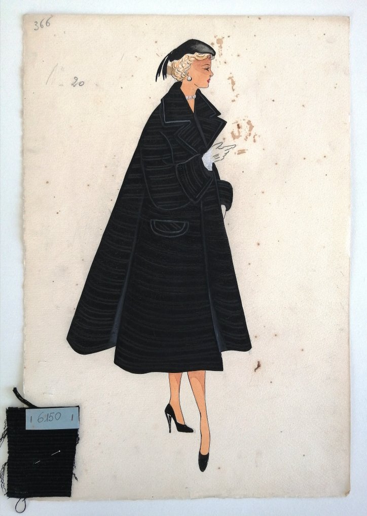 未知藝術家 - Figurini anni 50 /60 #1.0