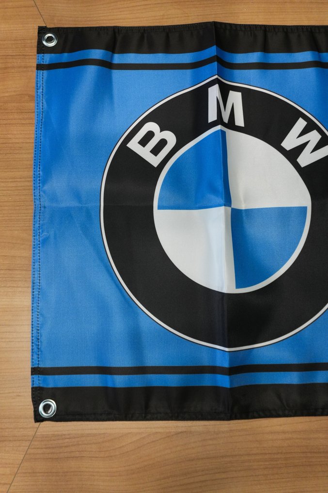 Σημαία - BMW - M Performance Flag XXL (180x45 cm) – Premium Satin Fabric – Blue Edition #3.2