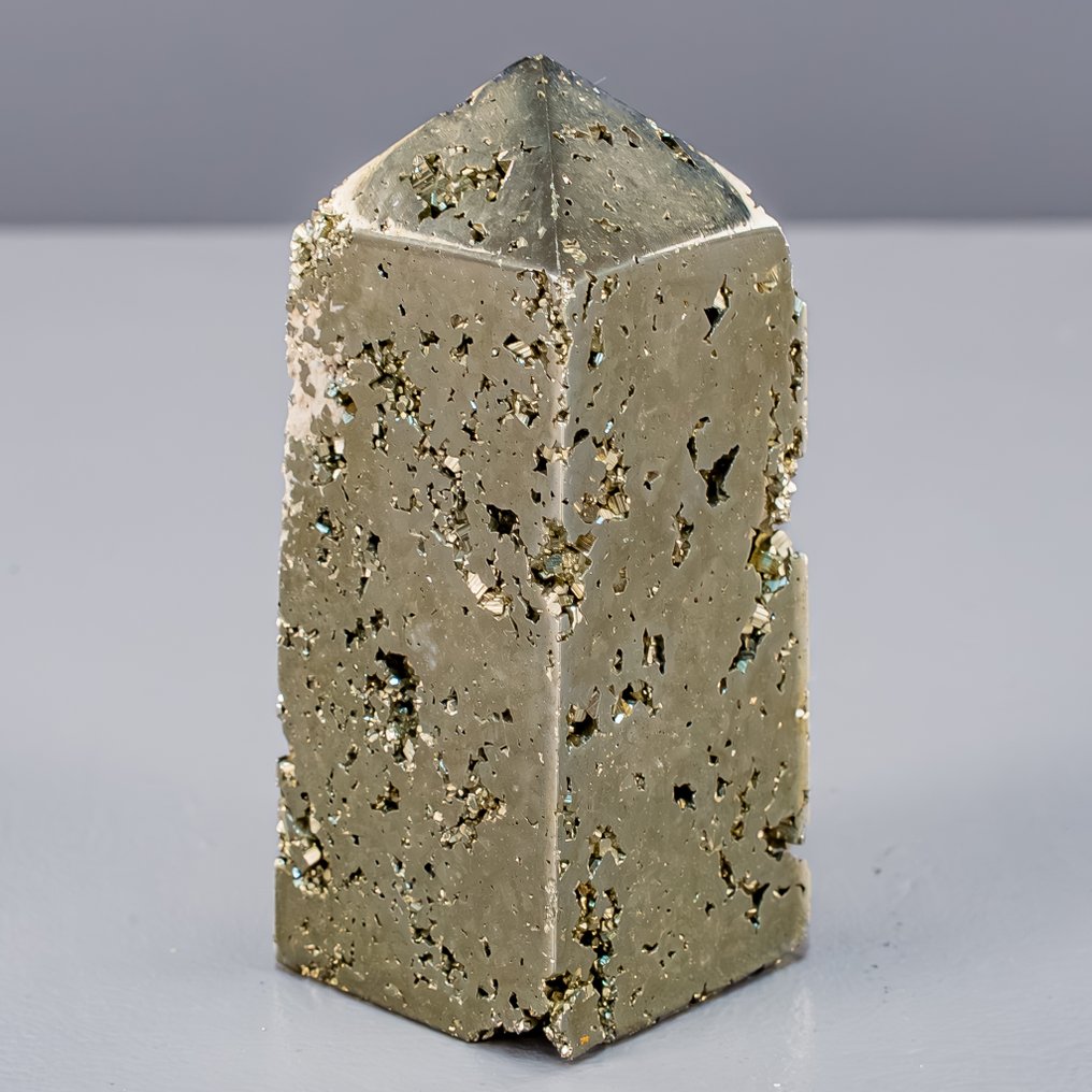 黄金力量——充满能量与保护力量的硫铁矿方尖碑 方尖碑 - 德鲁兹- 330.92 g #4.3