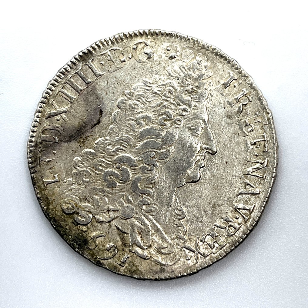 法國. 路易十四世 (1643-1715). Ecu 1691, Rennes  (沒有保留價) #1.0