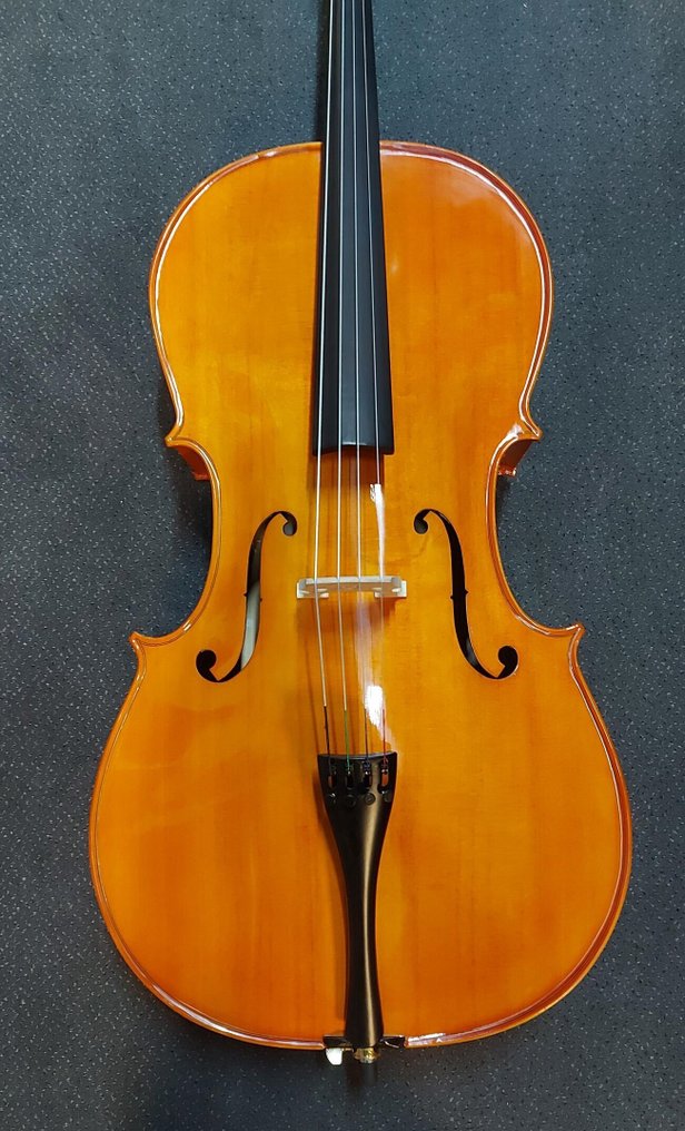 Leonardo - 4/4 maat studiecello met strijkstok en hoes -  - Cello #2.1