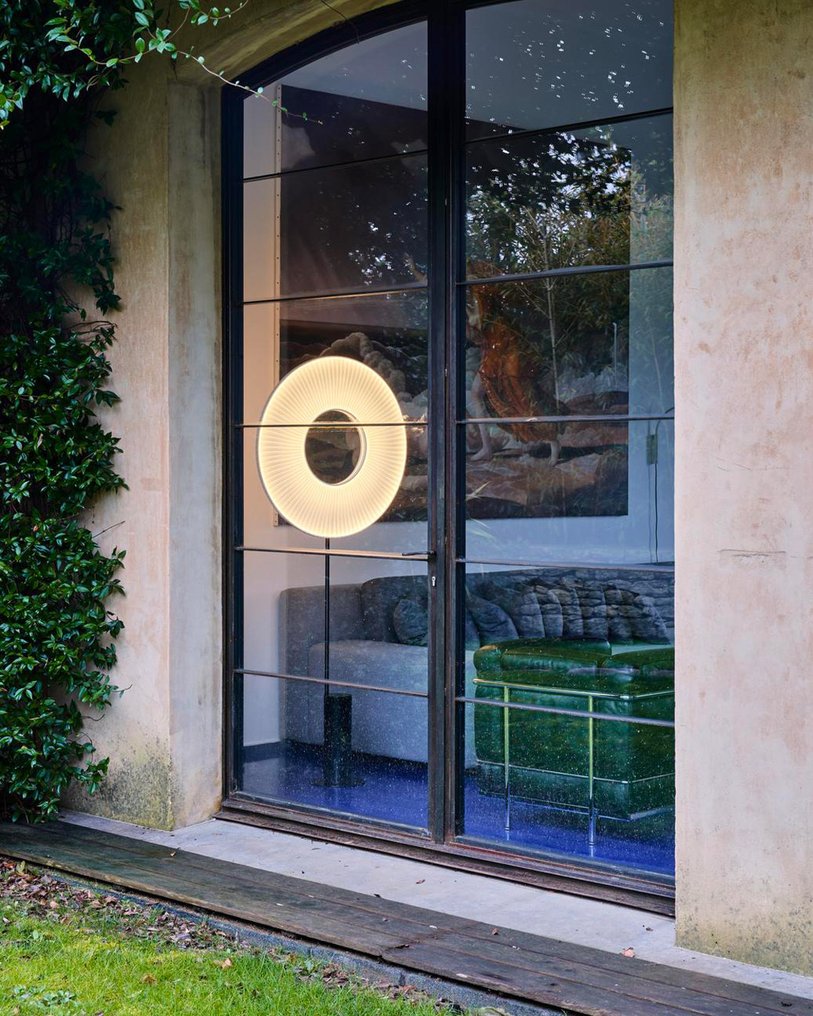 DCW éditions Paris - Fabrice Berrux - Staande lamp - Iris Floor Totem 50 - Textiel, Metaal, Marmer #4.3