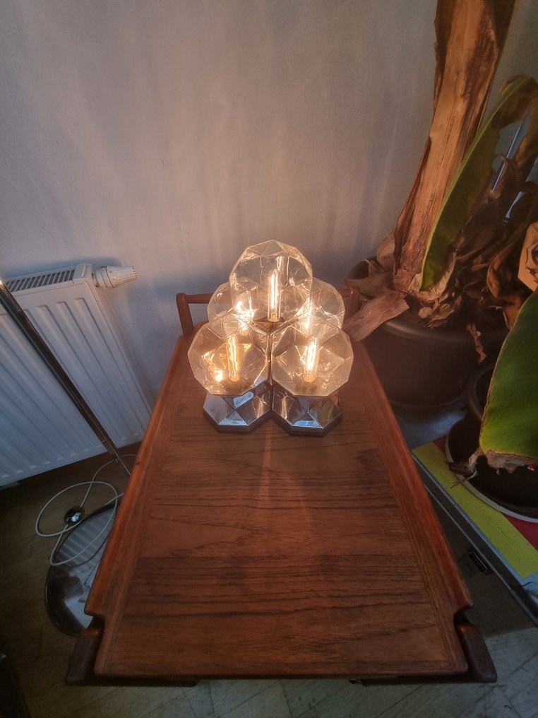 Staff Leuchten - Motoko Ishii - Væglampe - Glas, Krom - Modulær væg-/loftlampe #3.2