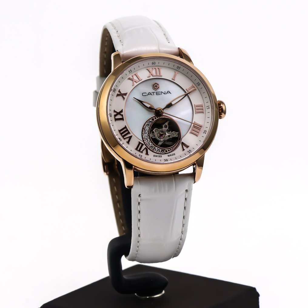 Catena - Automatic Swiss Watch Open Heart - CAD019-2BB - Ohne Mindestpreis - Damen - 2020 und ff. #1.0