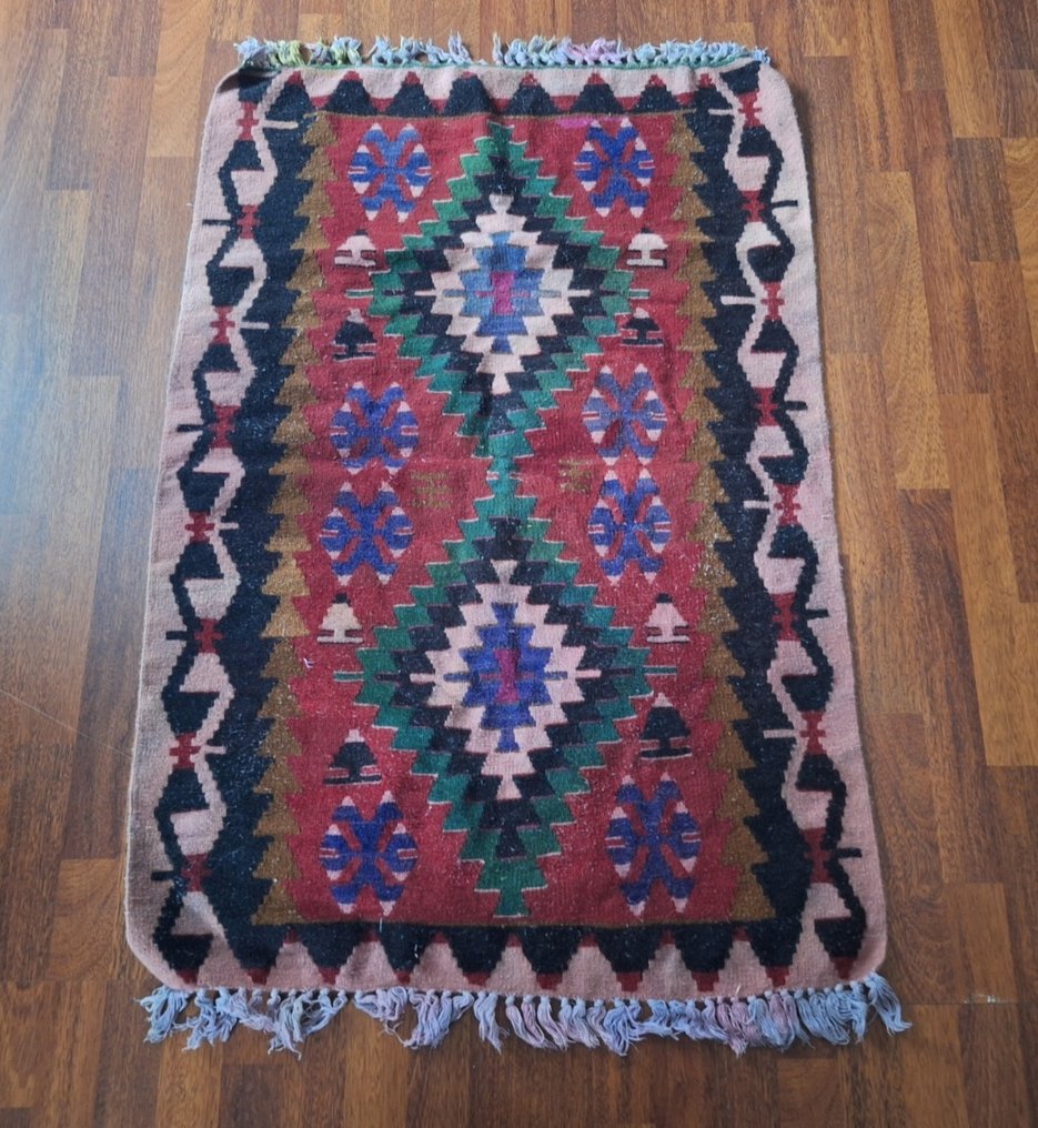 Kırsehir Mucur - Kelim - 132 cm - 85 cm - Ancient Mucur Kilim #1.0