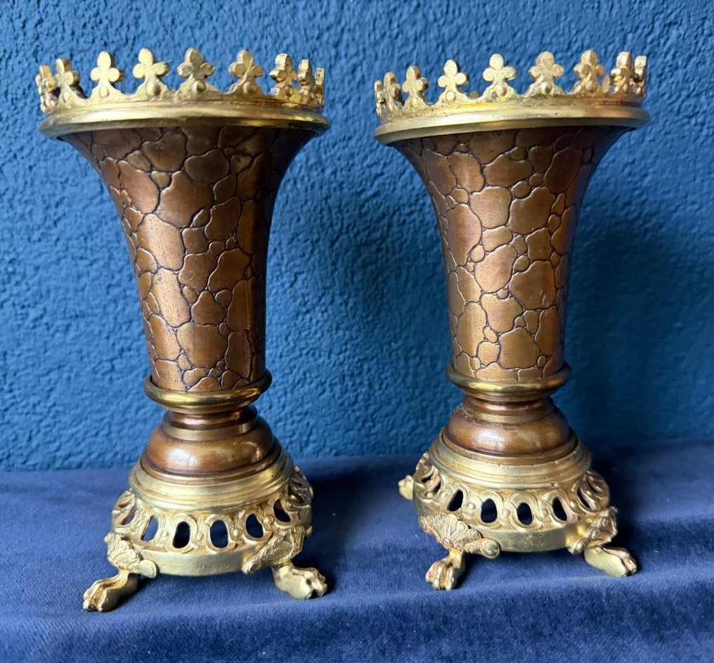 花瓶 (2) - 铜绿青铜, Brons #2.1