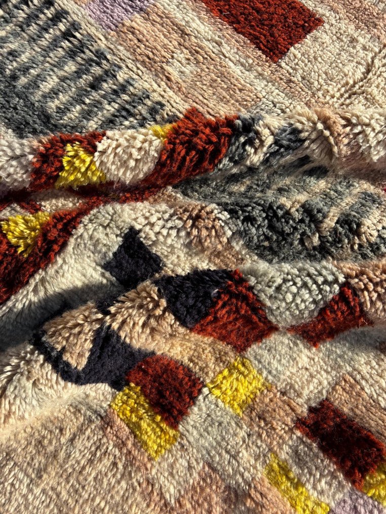 Μοντέρνα πολύχρωμη μαροκινή χαλί 200x300 εκ., αυθεντικό μαροκινό χαλί, χαλί Μπερμπέρ, αυθεντική - Χαλί - 300 cm - 200 cm - Χειροποίητο χαλί από μαλλί #3.2