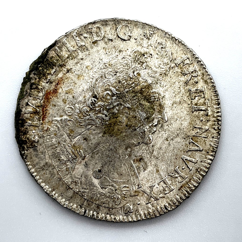 Γαλλία. Louis XIV (1643-1715). Ecu 1694, Rennes  (χωρίς τιμή ασφαλείας) #1.0