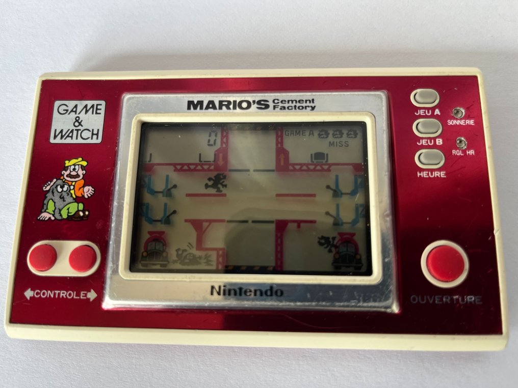 Nintendo - Game & Watch - Mario’s Cement Factory (ML-102) - Håndholdt spillkonsoll - Uten original eske #1.0