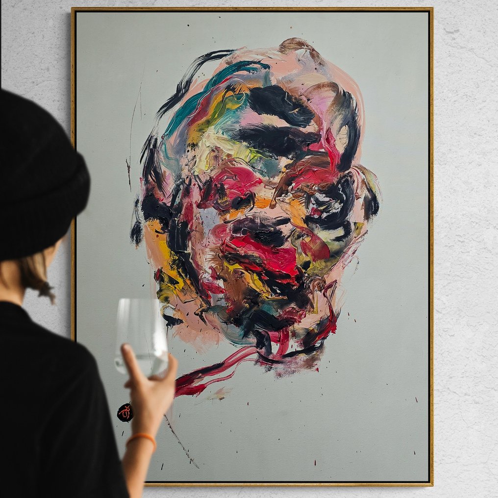 Arvydas Gaiciunas (Retne) - Bly N-8 – Abstract Expressionist Character Portrait #1.0