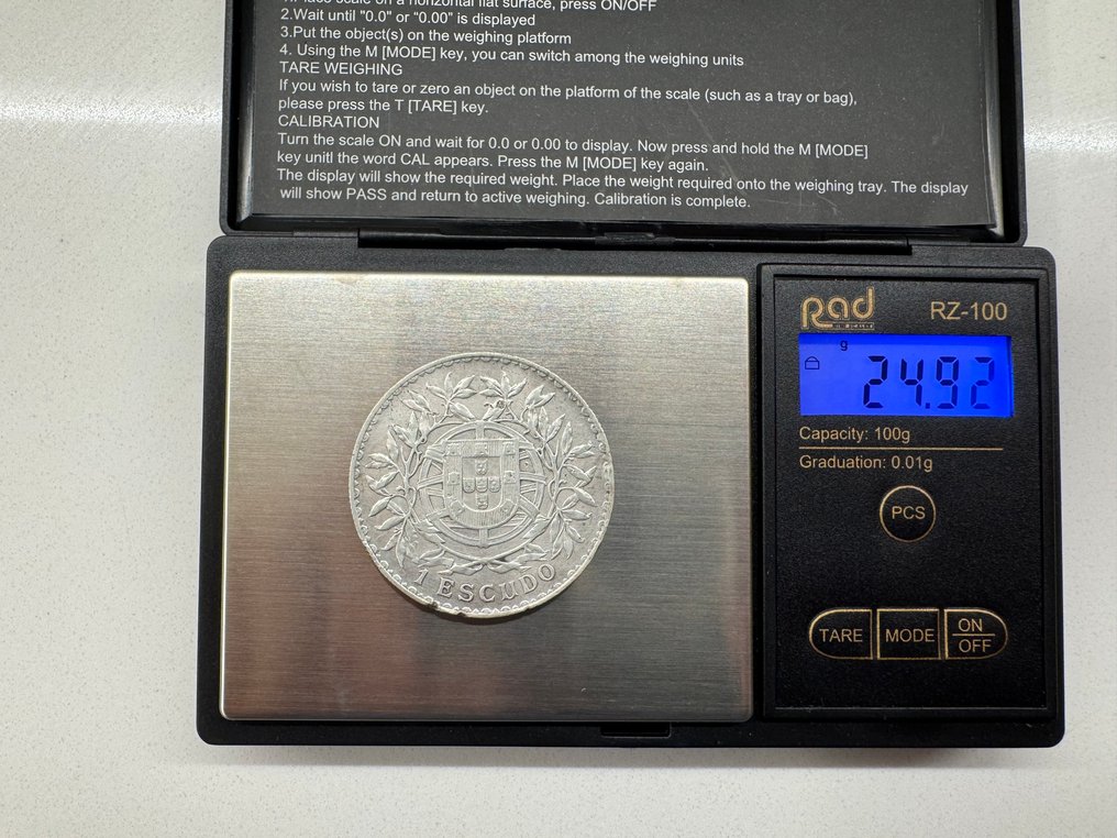 Portugal. Republic. 1 Escudo 1916 (No Reserve Price) #2.1