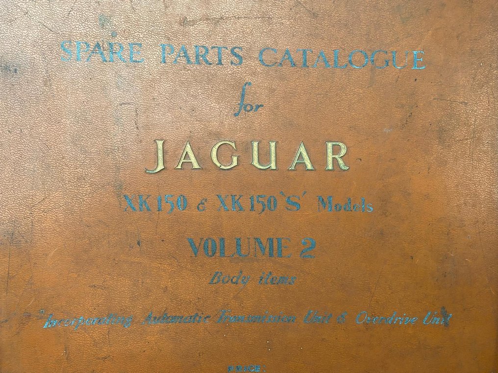 catalogue de pièces détachées - Jaguar - XK 150 & XK 150 'S' - 1960 #2.1
