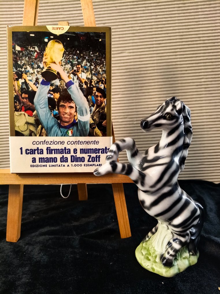 Italy - 世界足球锦标赛 - Dino Zoff - 1982 - 扑克牌+斑马  #1.0