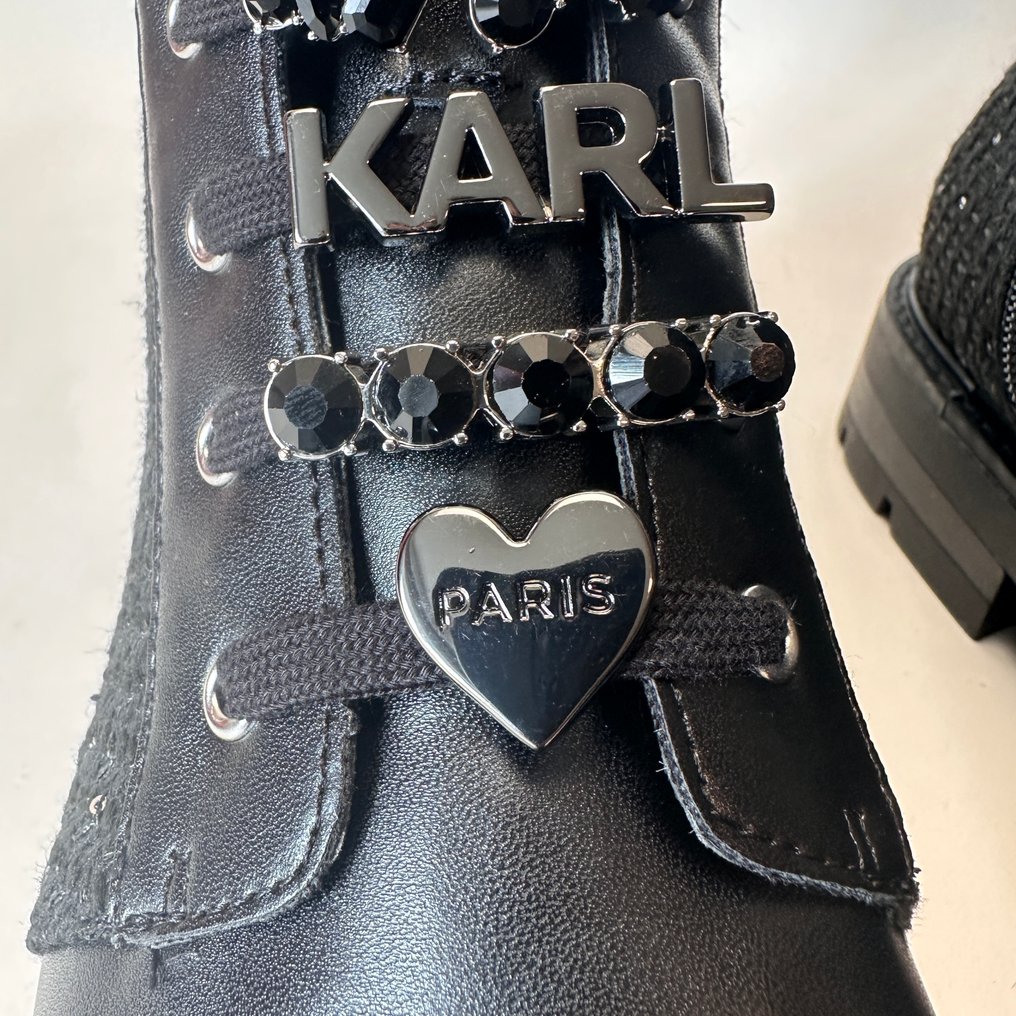 Karl Lagerfeld - Ankelstøvler - Størelse: EU 41 - Ny og i æsken #4.3