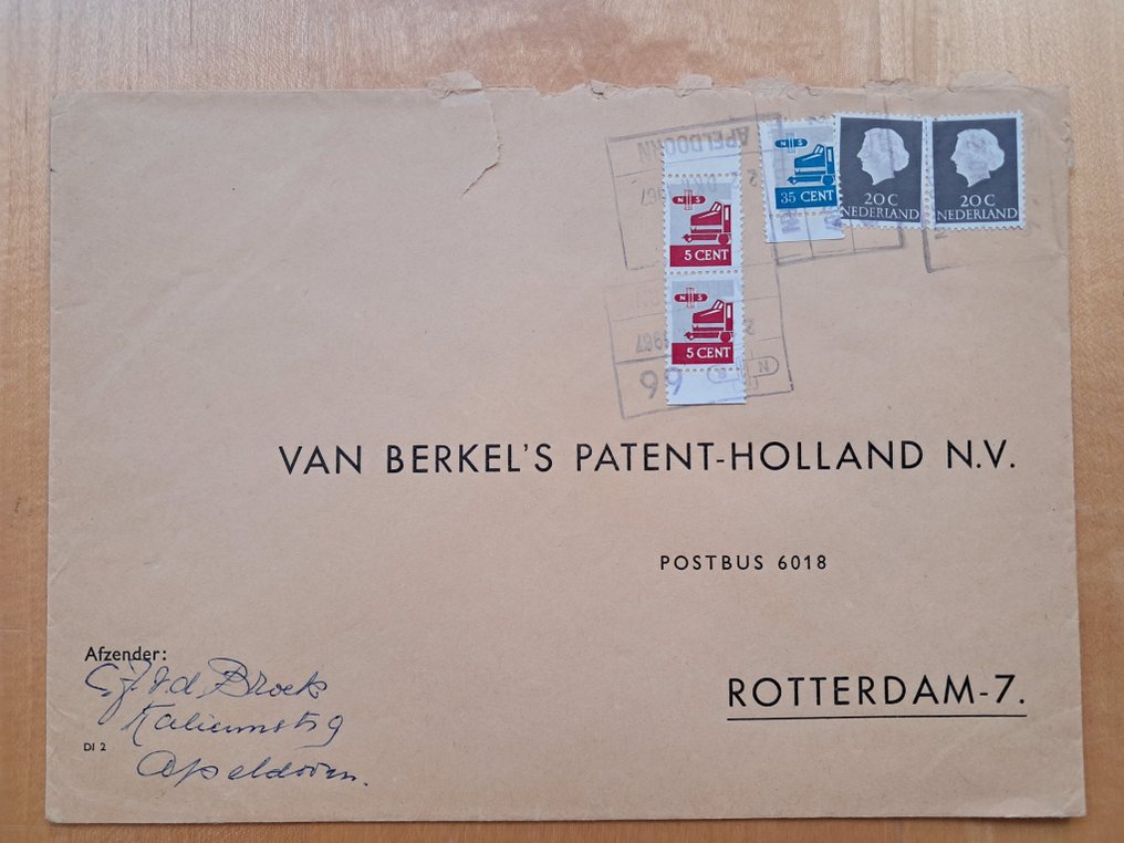 Holland  - Specialiseret samling af 200 togbreve - indsamlet efter FE-kode (stationsnavn). #3.2