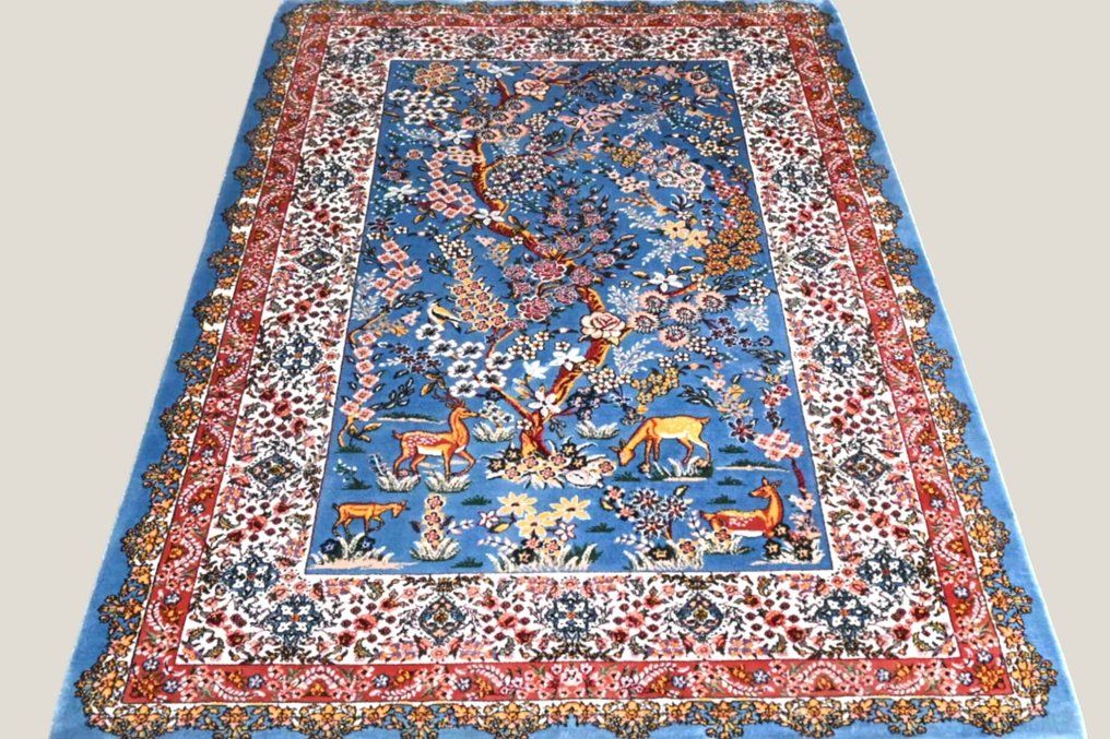 Εντυπωτικό δέντρο της ζωής από μετάξι - Χαλί - 90 cm - 60 cm - αχρησιμοποίητη κατάσταση #1.0