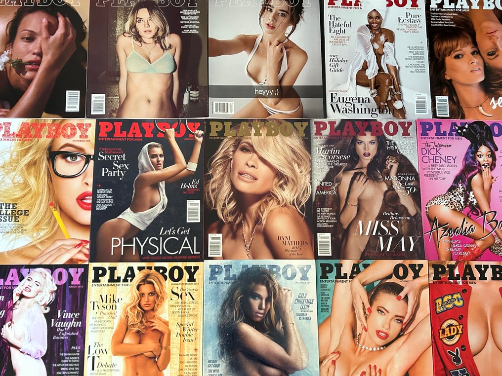 Richard Fegley - Sasha Eisenman - Josh Ryan - David Bellemere - Peter Yang - Jacob Dekat - Prince - Magazines Playboy - Etat Neuf - 2014-2016 #4.3