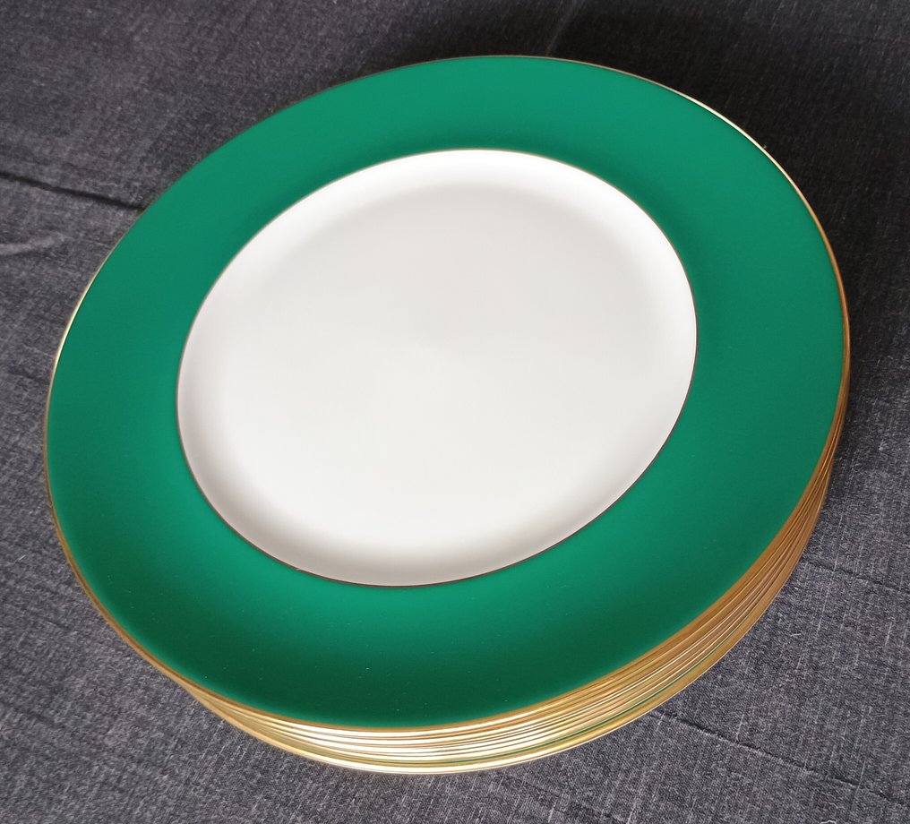 Richard Ginori - Service de dîner (8) - Lago - Porcelaine à la cendre d'os, Or 24 ct #3.2