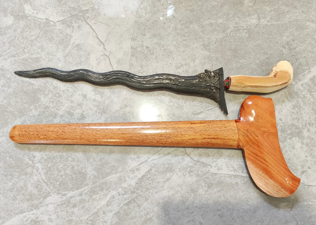 Java / Dragon Naga King Keris - Kris/keris - Indonesia (No reserve price) #2.1
