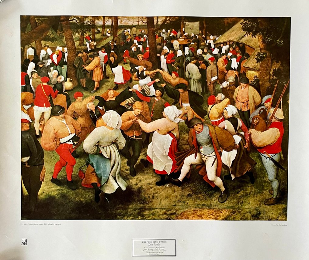 Pieter Brueghel - New York Graphic Society Ltd. - The Wedding Dance #1.0