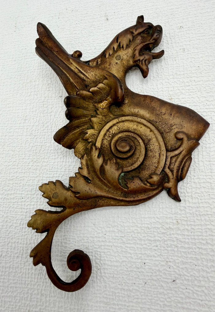 Dekorativt ornament (2) - Frankrig - Bronze griffins #4.3