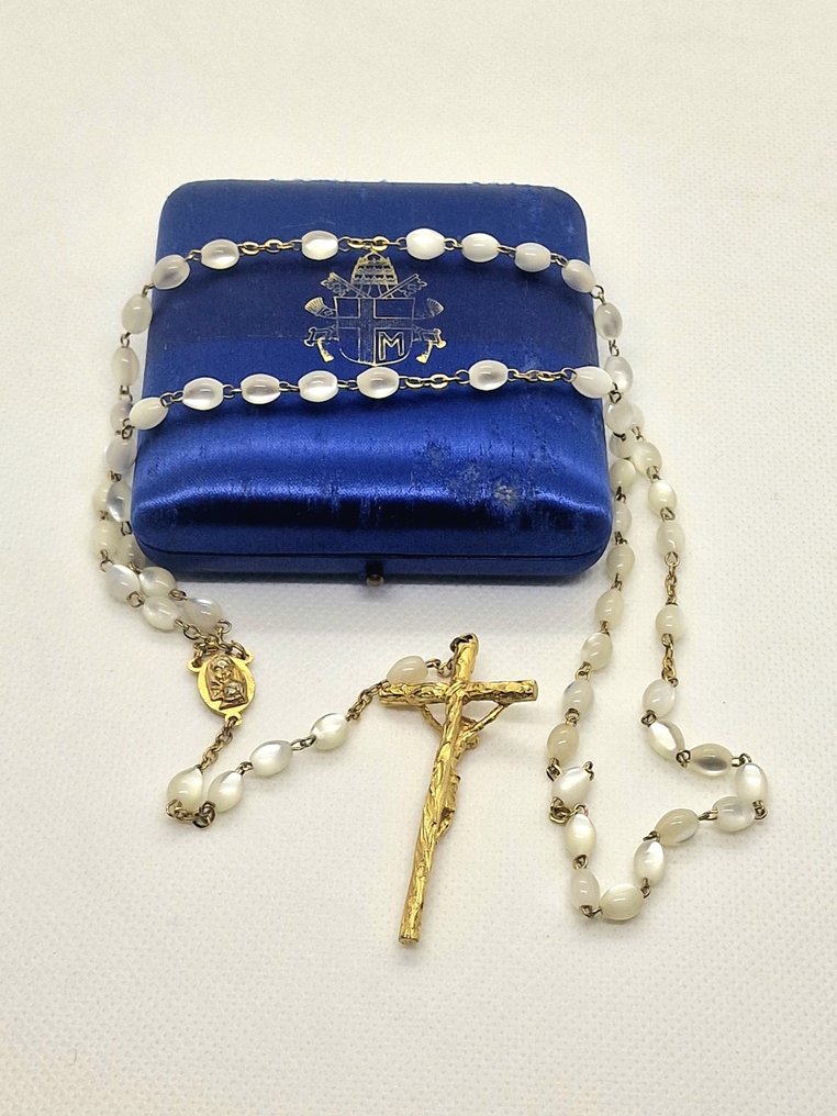  天主教念珠 - 由圣父教皇约翰保罗二世亲自授予Donato和Benedetto。 - 1980-1990 - 约翰·保罗二世  #4.3