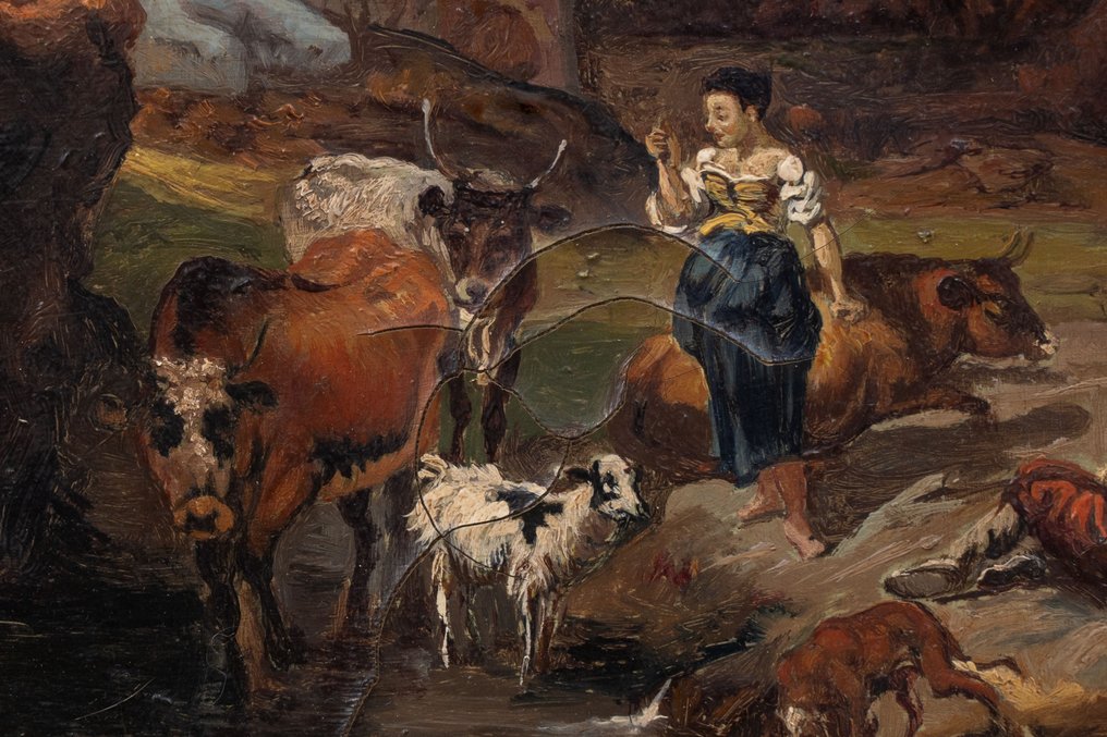 Nicolaes Berchem (1620-1683), After - Echoes of the Past #3.2