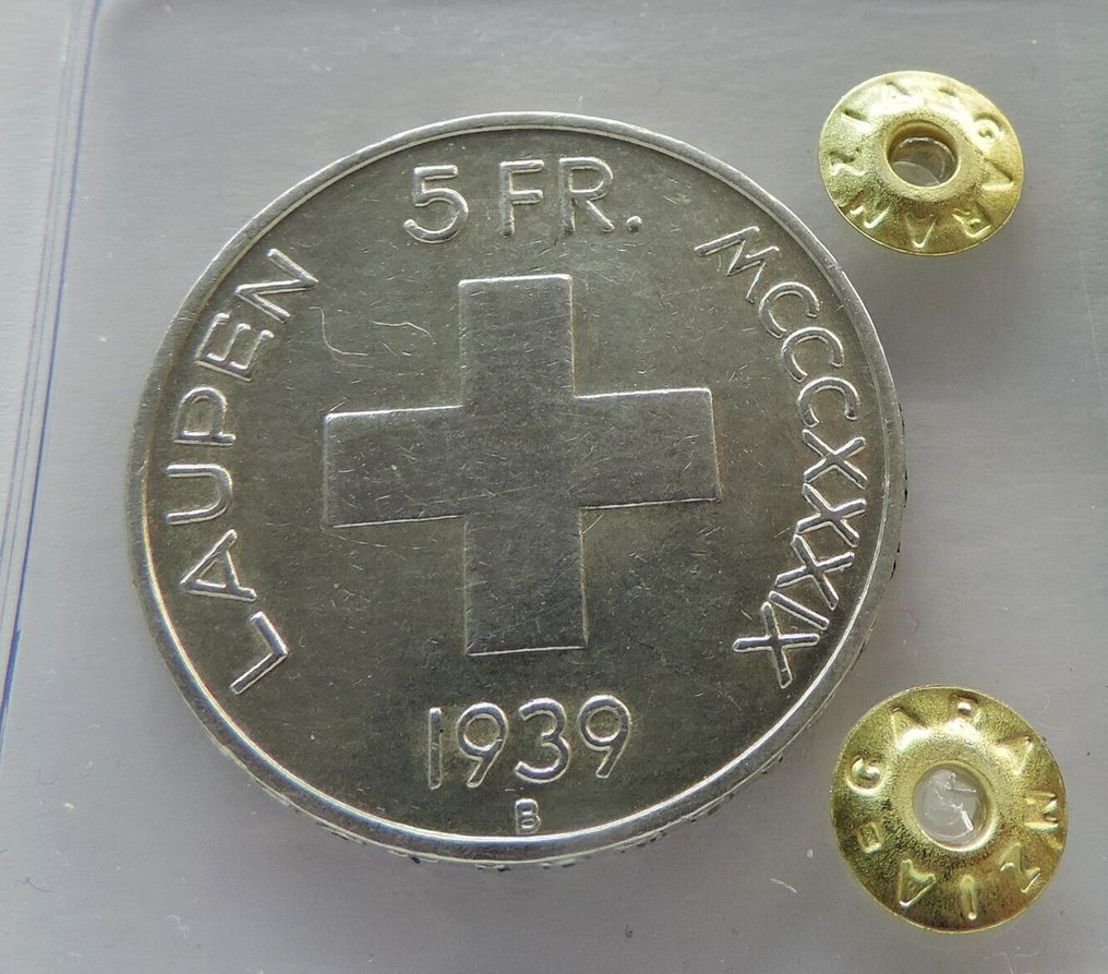 瑞士. 5 Francs 1939 "Laupen" - R2  (没有保留价) #2.1
