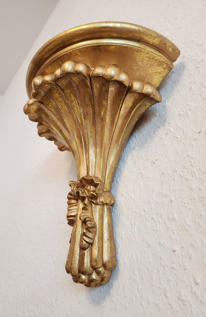 Wall shelf unit - Resin - Antique wall console #3.2