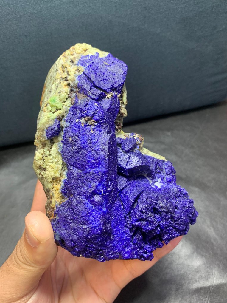 Aesthetic Rich Blue Lazurite Crystals With Pyrite Combine Specimen Specimen - Height: 13.2 cm - Width: 9.6 cm- 772 g - (1) #1.0