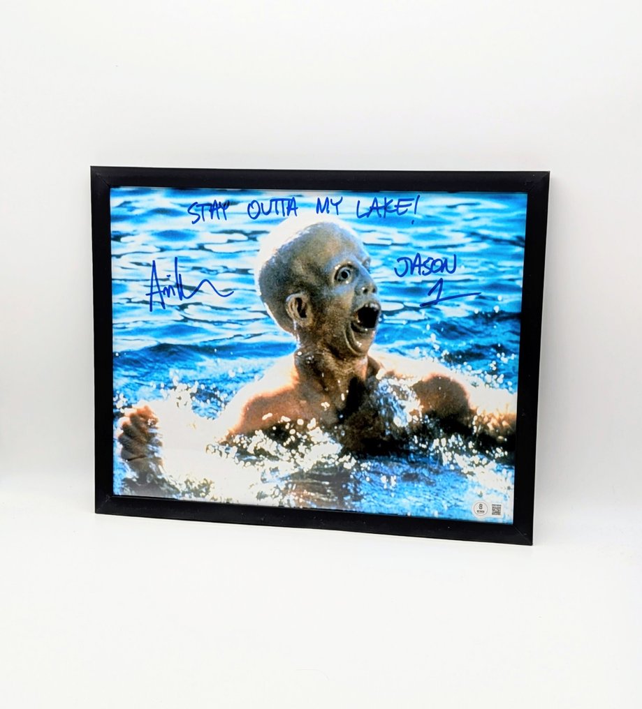 Piątek trzynastego - Ari Lehman "The 1st Jason Vorhees" Signed Photo + Frame - Autograph and Inscriptions Beckett #2.1
