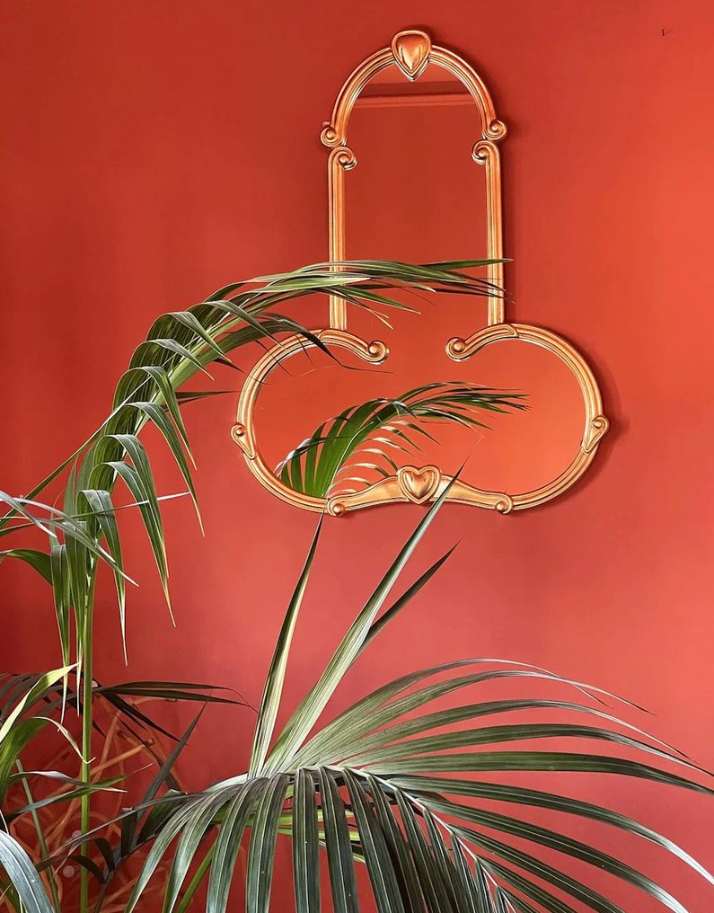 Seletti - Francesco Decio - Liberty Mirror - Man - Lustro  - Szkło, Mdf #1.0