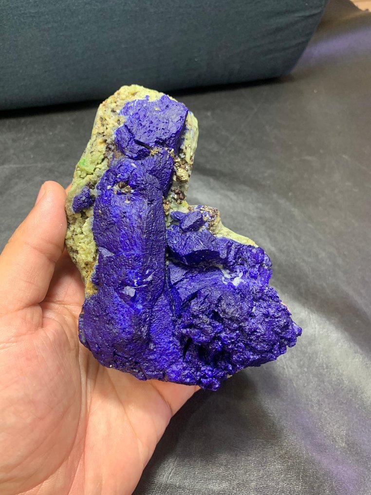 Aesthetic Rich Blue Lazurite Crystals With Pyrite Combine Specimen Specimen - Height: 13.2 cm - Width: 9.6 cm- 772 g - (1) #3.2