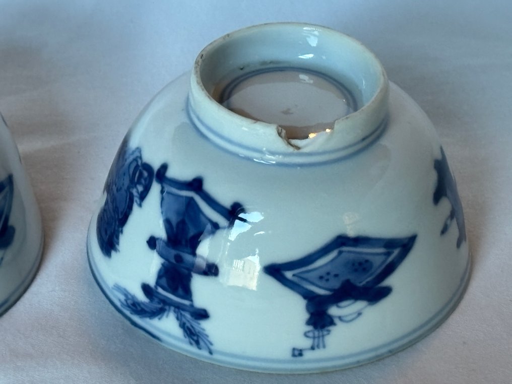 两个迷人的瓷器小杯子 - 瓷器 - 中國 - 清朝（滿族中國）（1692-1911） #3.2