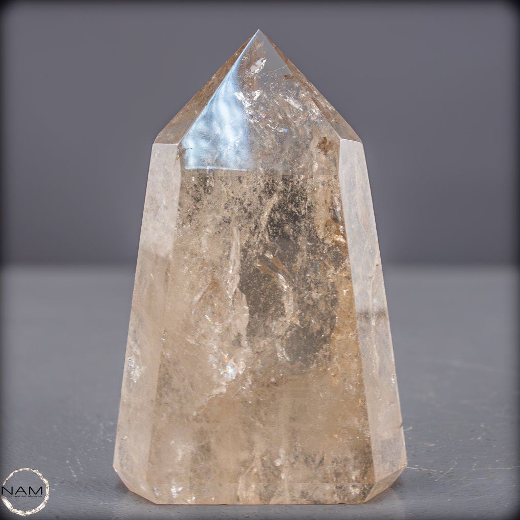 天然 AAA+++ 透明烟水晶 Crystal-Obelisk- 412.99 g #4.3