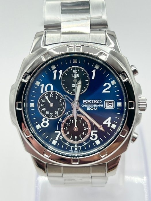 Seiko - Blue Chronograph - No reserve price - SND193 - Men - 2020+ #1.0