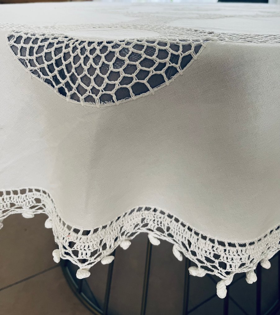 桌布  - 170 cm - 170 cm - 手工钩织 #1.0