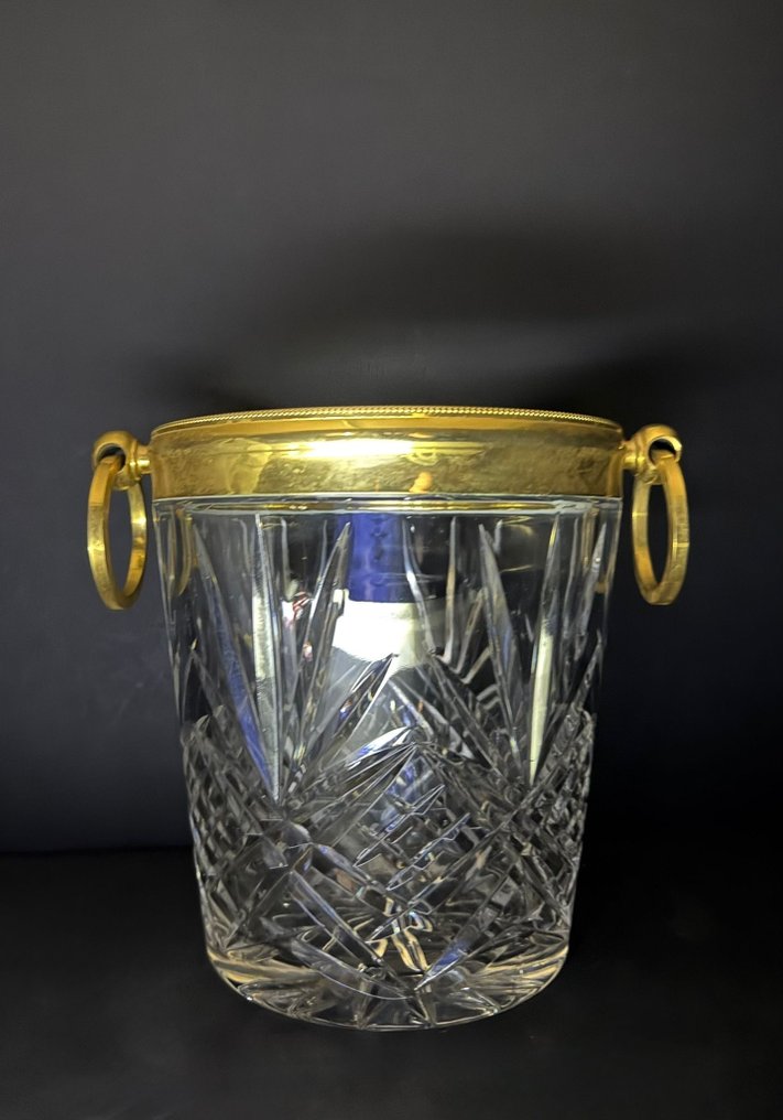 香槟冷却桶 - 黄铜, 水晶 #1.0