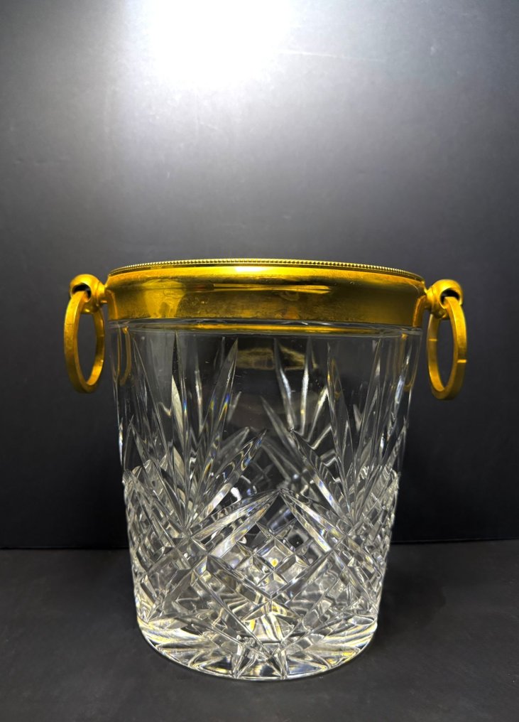 香槟冷却桶 - 黄铜, 水晶 #3.2