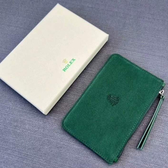 Rolex - Green zip pouch / travel pouch #2.1