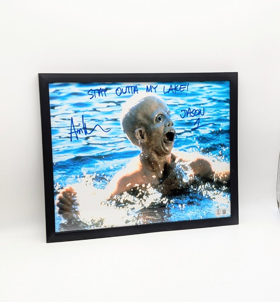 Piątek trzynastego - Ari Lehman "The 1st Jason Vorhees" Signed Photo + Frame - Autograph and Inscriptions Beckett #1.0