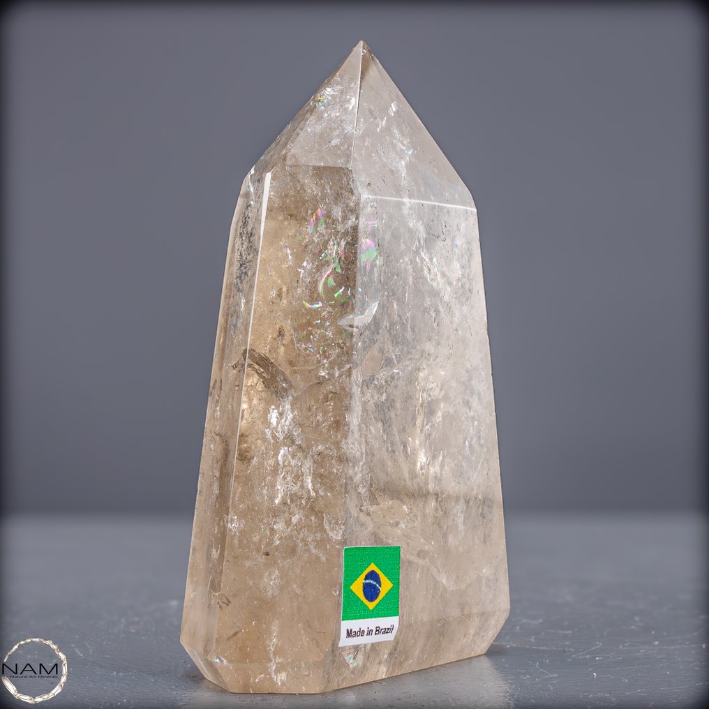 天然 AAA+++ 透明烟水晶 Crystal-Obelisk- 412.99 g #3.2