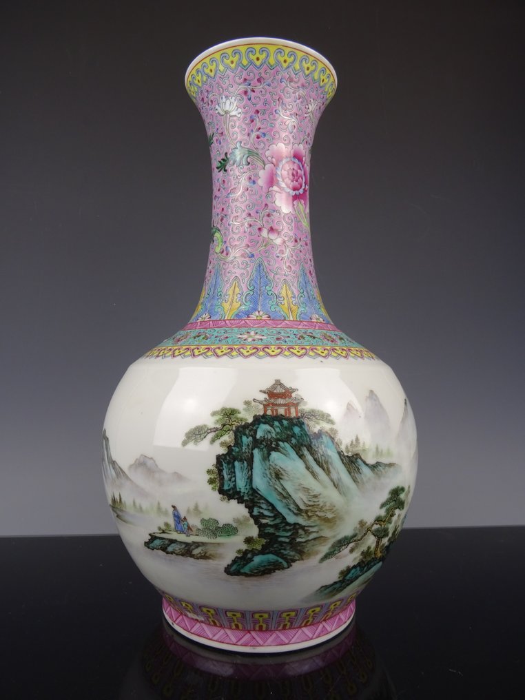 花瓶 - 瓷 - 中国 - 乾隆商标 #2.1