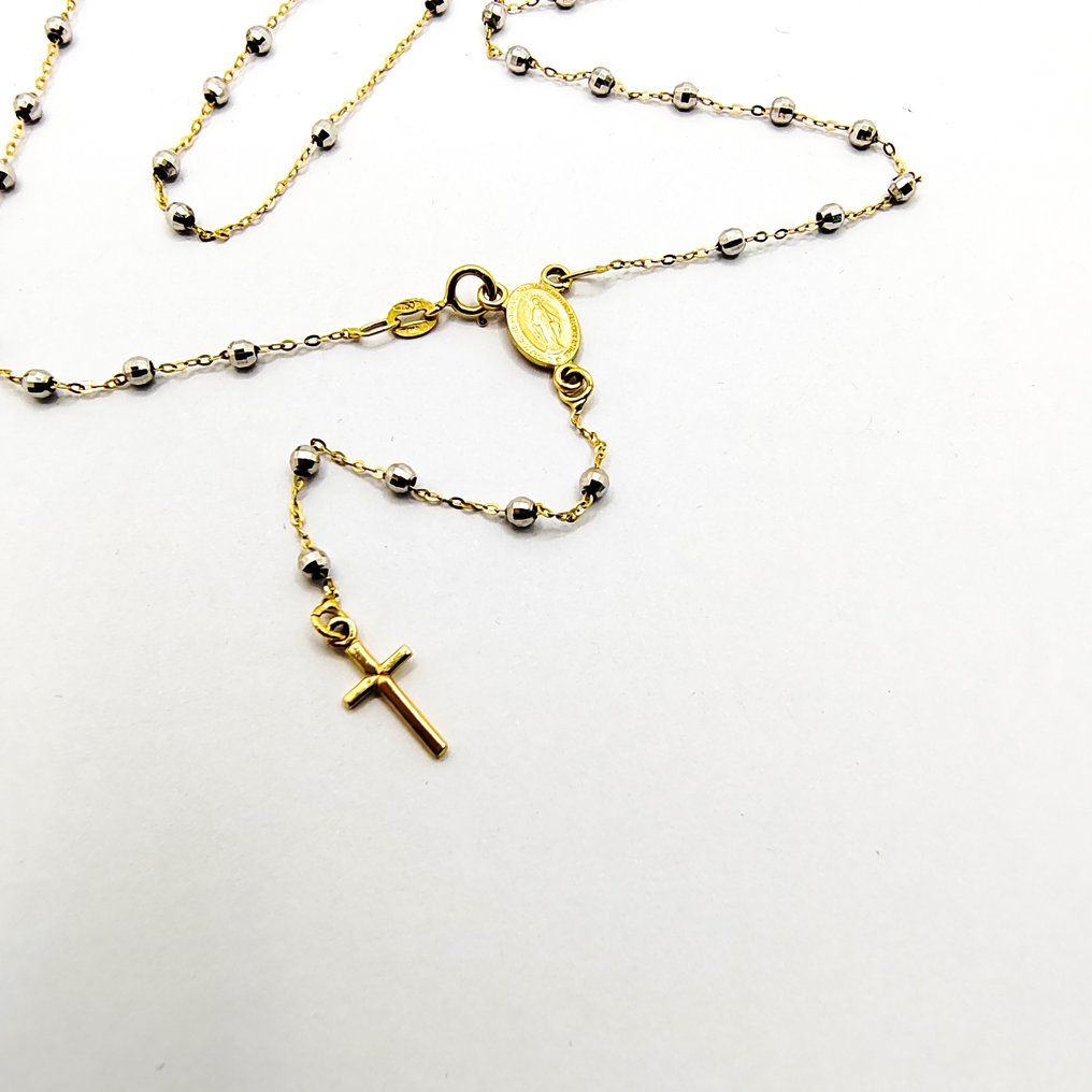 Halskjede - 18 karat Gull, Hvitt gull #2.1