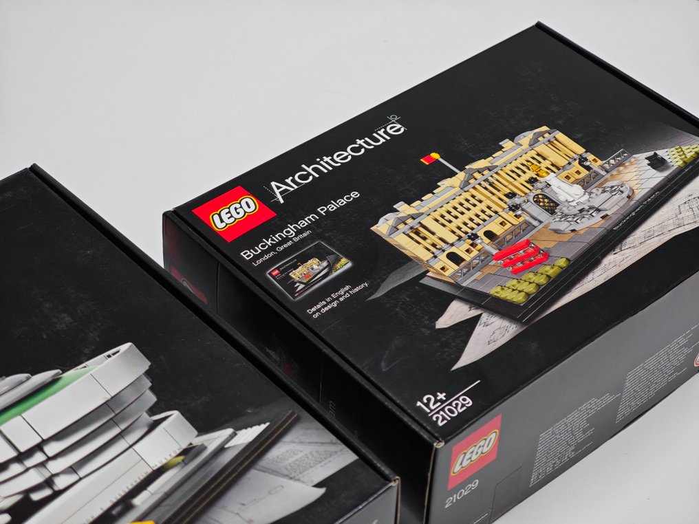 LEGO Set - 21035, 21029 - Architecture - Coppia esclusiva LEGO Architecture MISB: Solomon R. Guggenheim Museum 21035 e Buckingham Palace #3.2