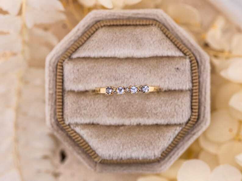 沒有保留價 - 訂婚戒指 銀 - 1.00ct. tw. 坦桑石 - 天然坦桑石戒指 #4.3