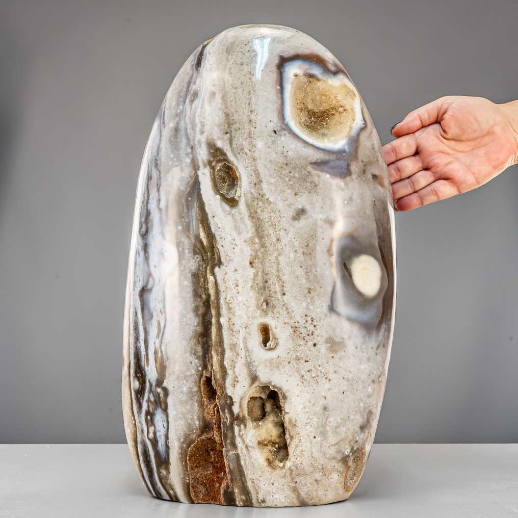 Ocean Jasper Freiform mit Druse – Natürliche Eleganz und sanfte Erdenergie Ein Meisterwerk der Natur mit 20,1 kg purer Erdenergie- 20102.33 g #1.0