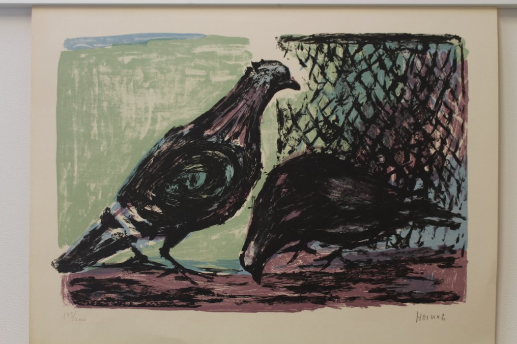 Hsiung Ping-Ming (1922–2002) - Pigeon #1.0