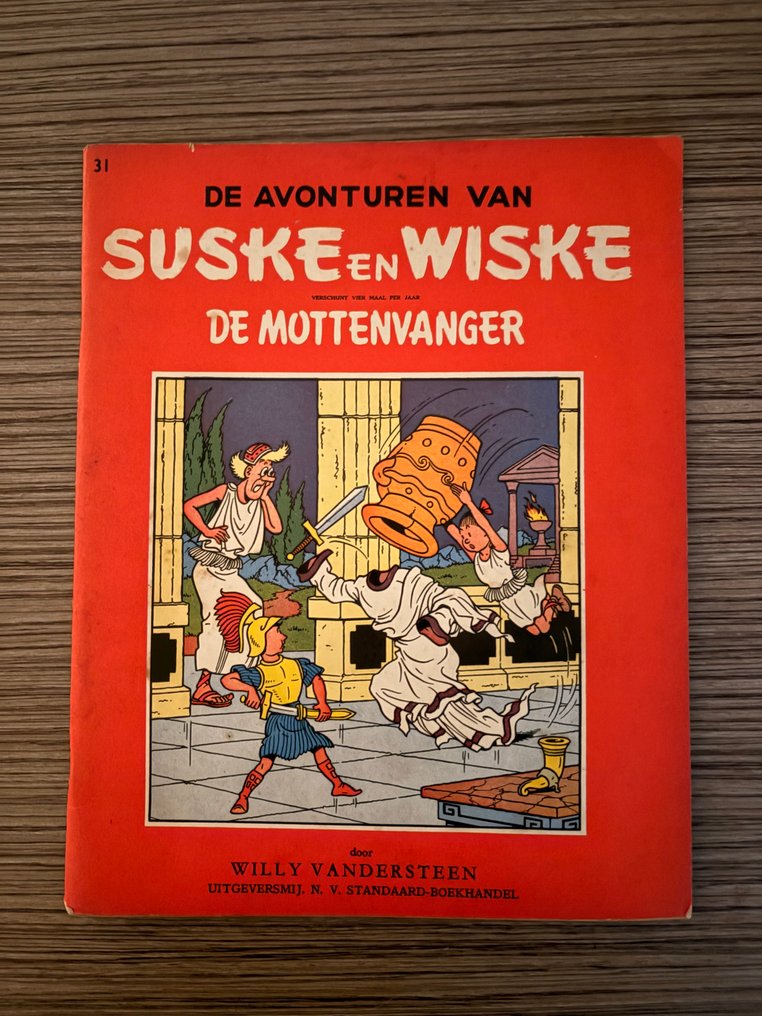 Suske en Wiske RV-31 - De Mottenvanger - 1 Album - Ensipainos - 1957 #1.0
